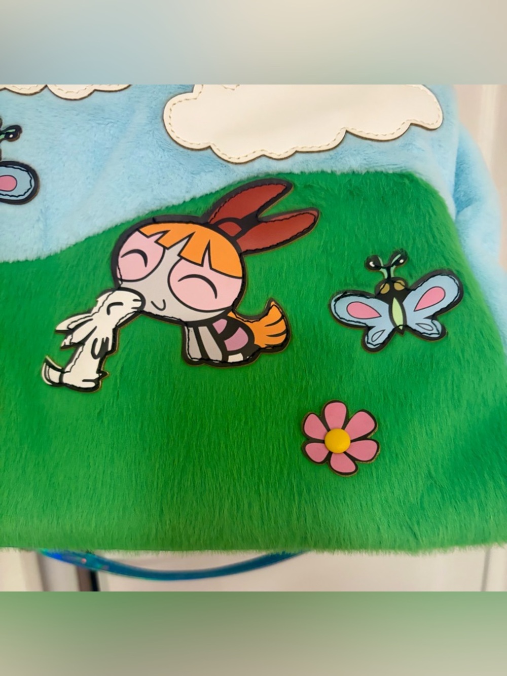 NWOT - Powerpuff Girls Plush Weekender Bag - Picture 2 of 10